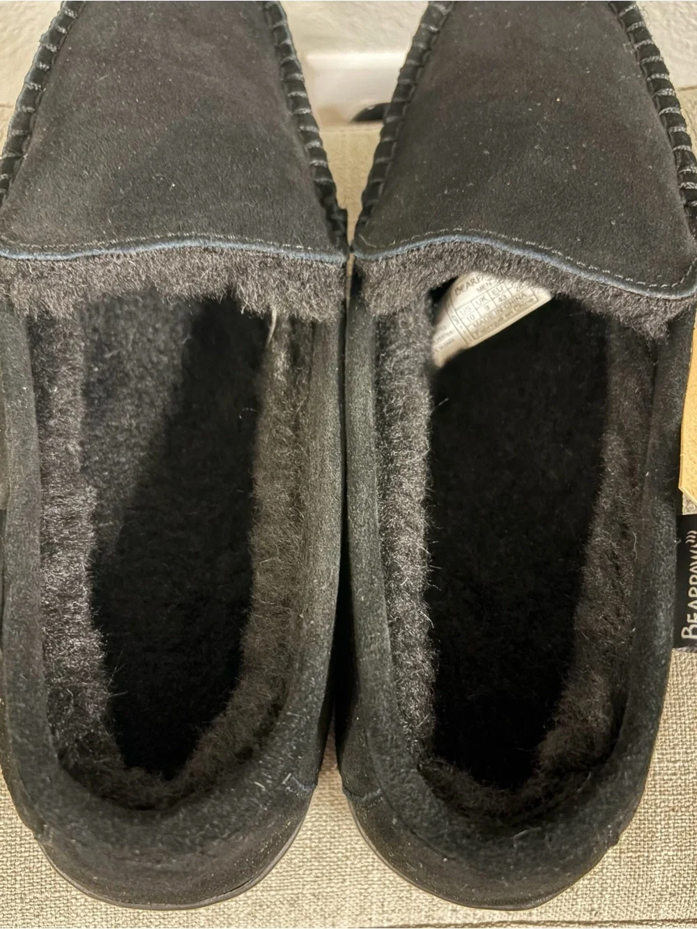Bearpaw Brian Men’s Slippers Comfort Indoor Footwear Size 10